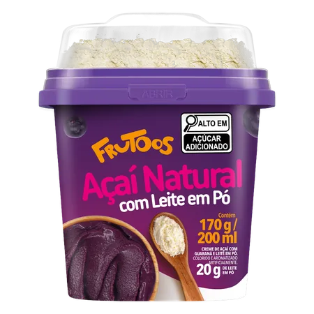 Frutoos Açaí e Leite em Pó 200 ml — Maroma