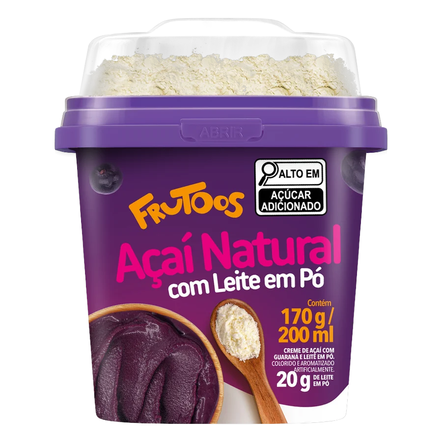 Frutoos Açaí e Leite em Pó 200 ml — Maroma