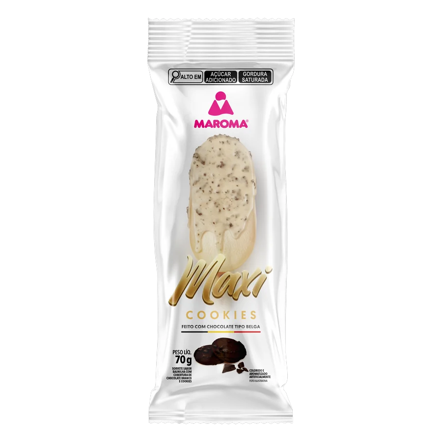 Picolé Maxi Cookies — Maroma