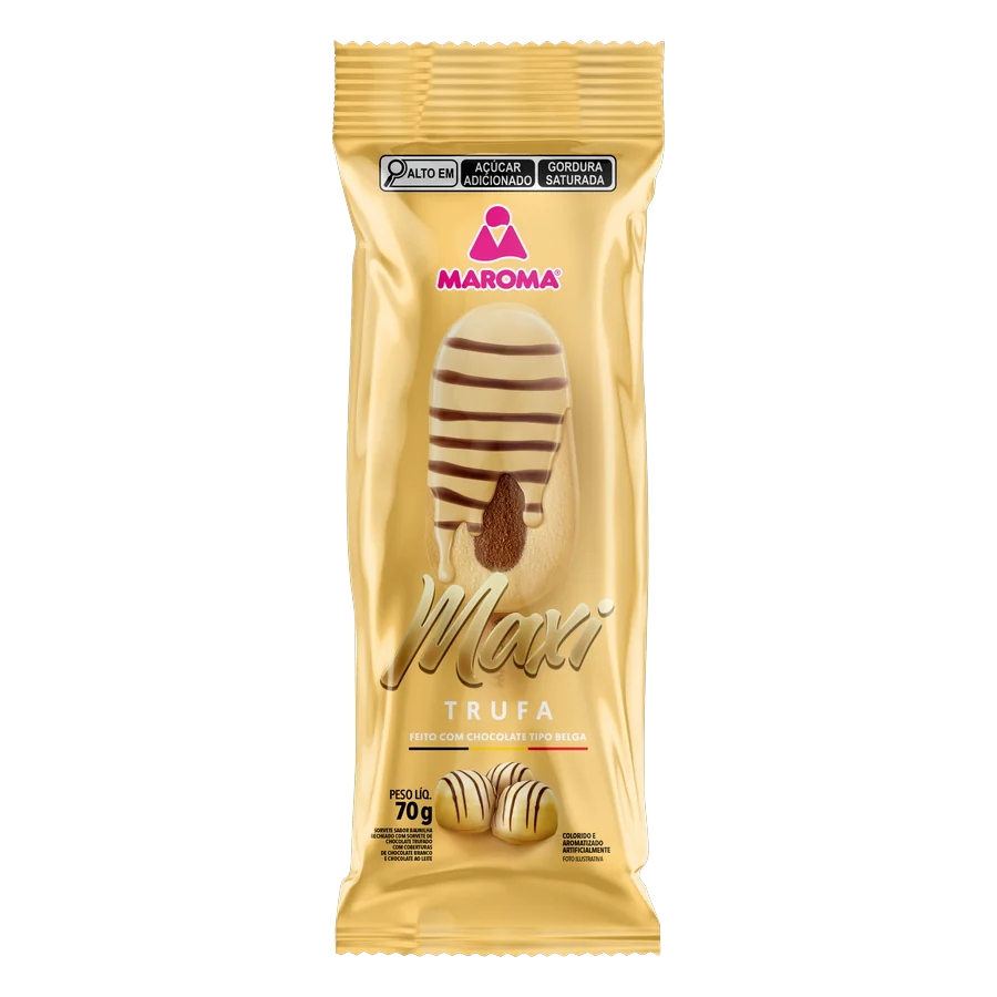 Picolé Maxi Trufa — Maroma