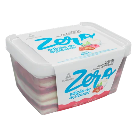 Sorvete Zero Açúcar Iogurte com Frutas Vermelhas 1 L